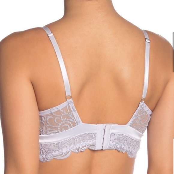 NWT-FREE PEOPLE Evelina Cloudy Lavender Lace Brale - Picture 2 of 10